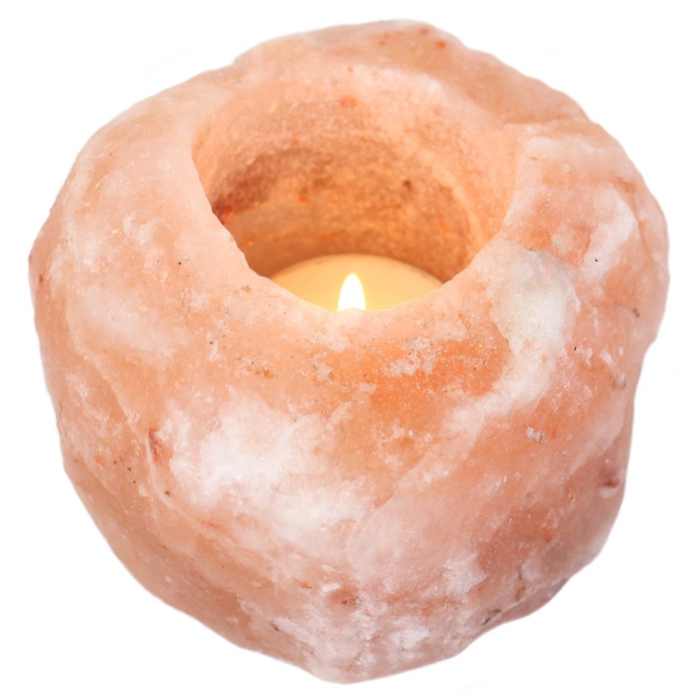 Himalayan Salt Tealight Candle Holder Himalayan Salt Tealight Candle Holder