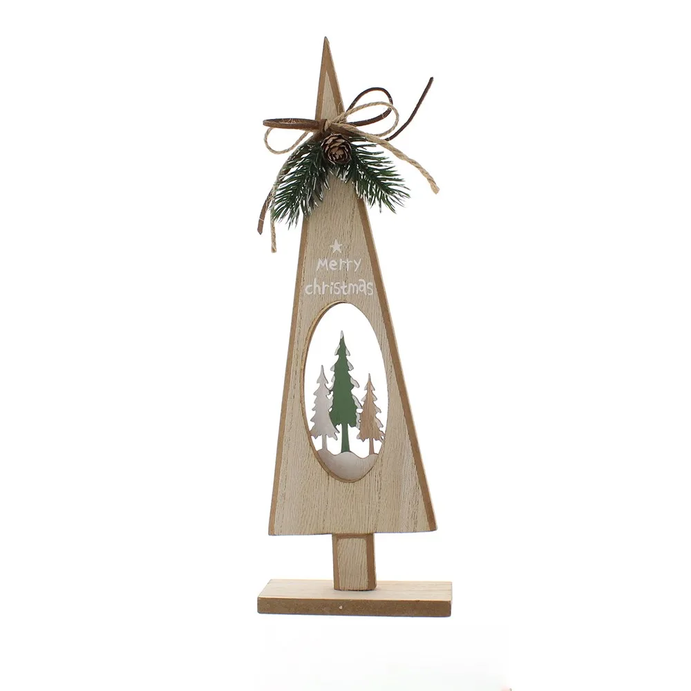 22cm Wooden Tree Standing Ornament 22cm Wooden Tree Standing Ornament