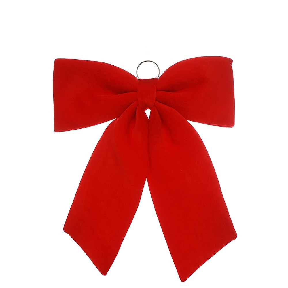 60cm Red Velvet Fabric Bow 60cm Red Velvet Fabric Bow