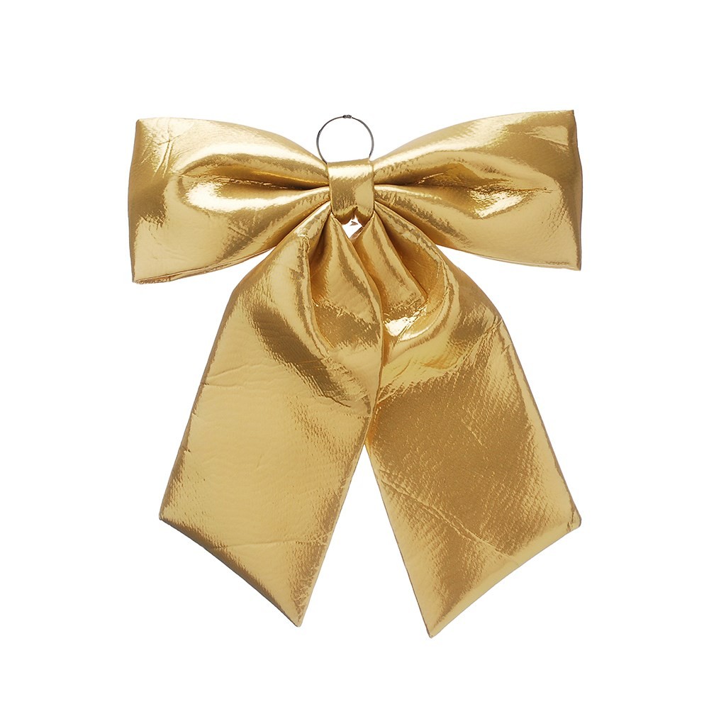60cm Gold Metallic Fabric Bow 60cm Gold Metallic Fabric Bow