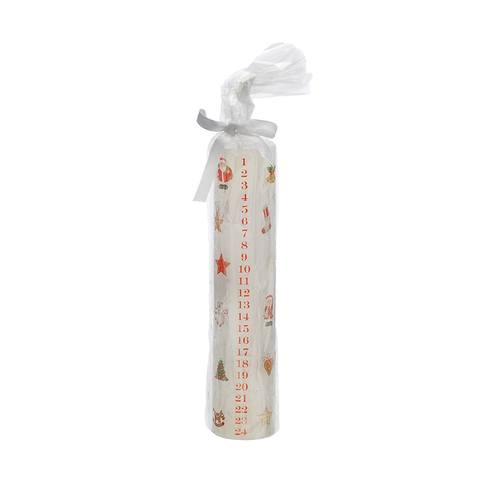 25cm Christmas Advent Candle 25cm Christmas Advent Candle