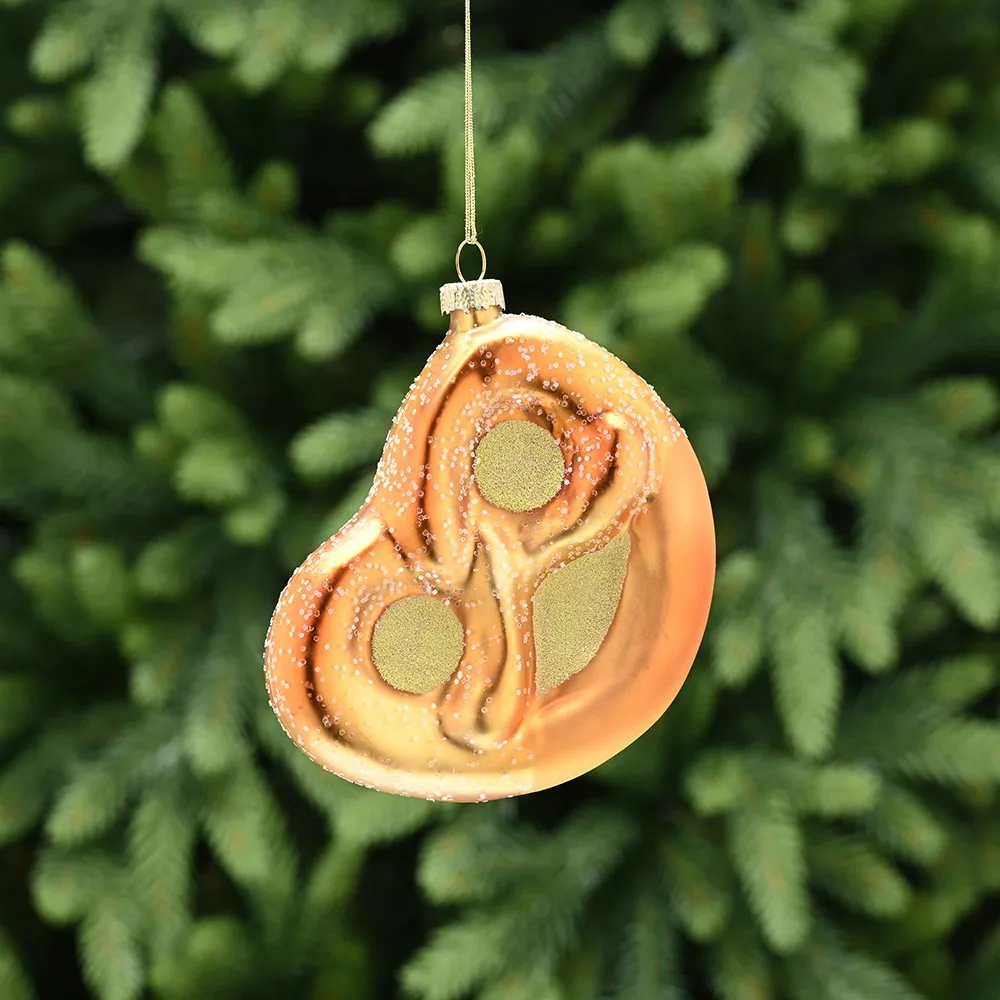 Pretzel Glass Hanging Decoration Pretzel Glass Hanging Decoration