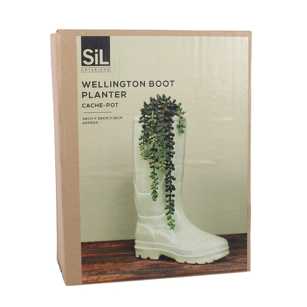 36cm Welly Boot Planter - Image 3