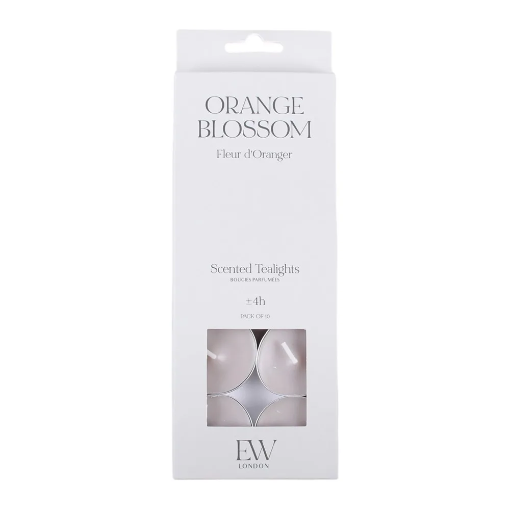 Pack of 10 Orange Blossom Scented Tealights Pack of 10 Orange Blossom Scented Tealights