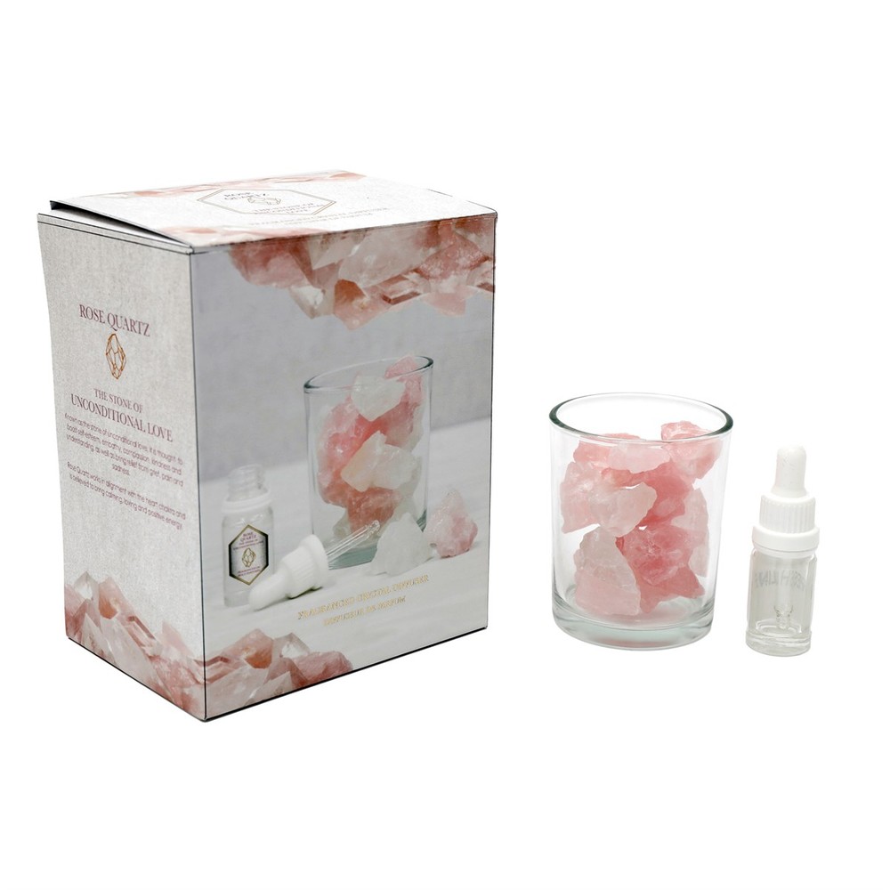 280g Rose Quartz Crystal Oil Diffuser 280g Rose Quartz Crystal Oil Diffuser