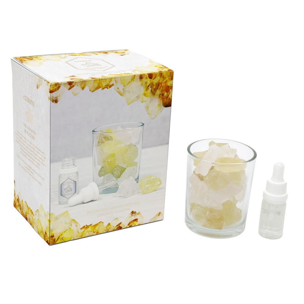 280g Yellow Citrine Crystal Oil Diffuser 280g Yellow Citrine Crystal Oil Diffuser