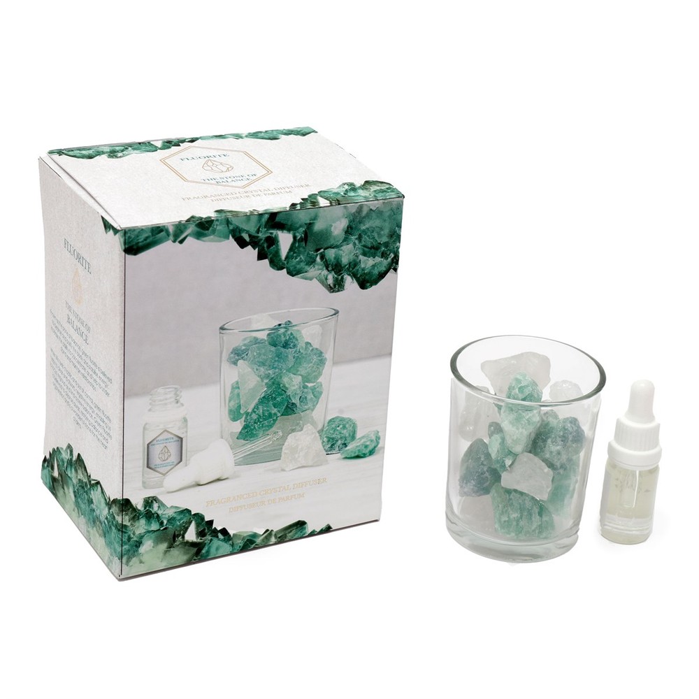 280g Green Fluorite Crystal Oil Diffuser 280g Green Fluorite Crystal Oil Diffuser