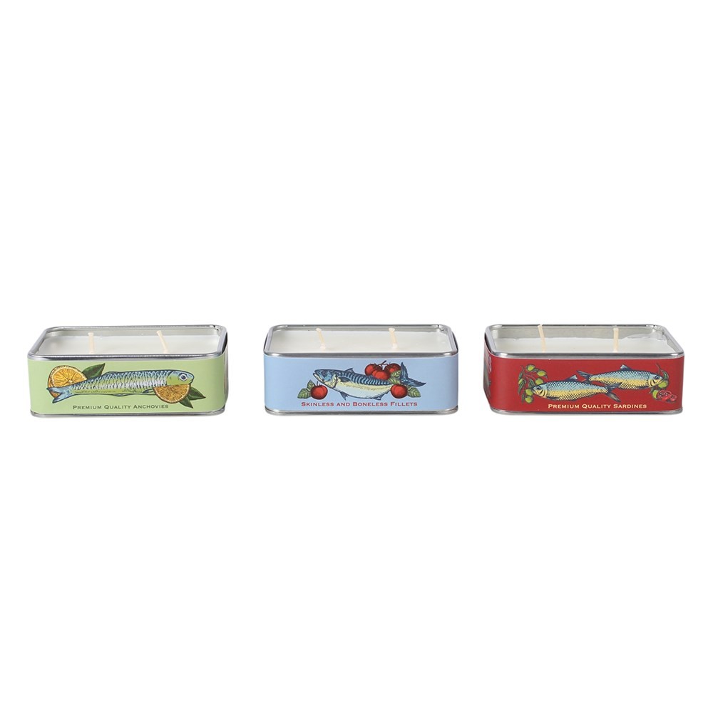 Tinned Fish Seasalt & Sage Scented Candle Tinned Fish Seasalt & Sage Scented Candle