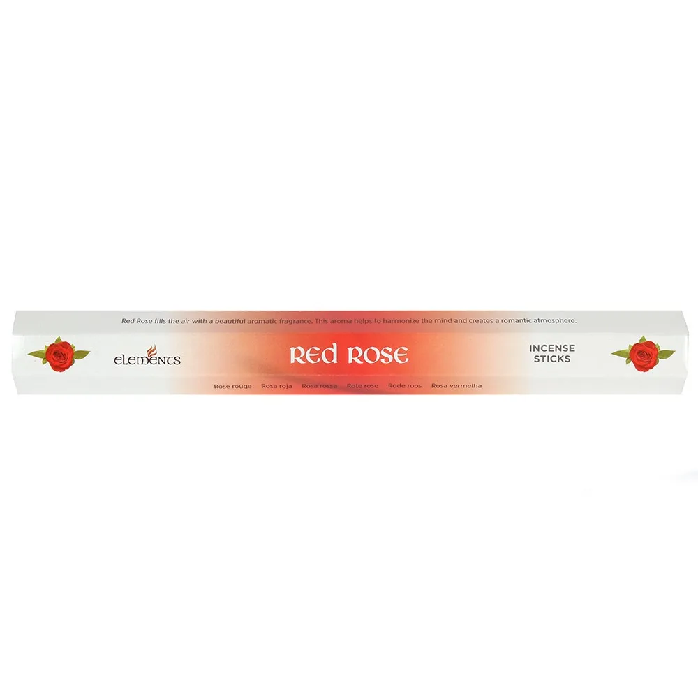 Set of 6 Packets of Elements Red Rose Incense Sticks - Image 2