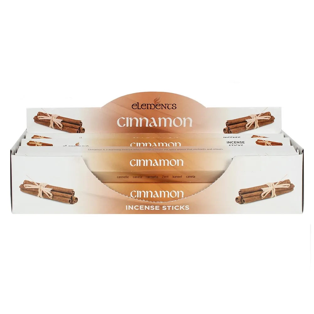 Set of 6 Packets of Elements Cinnamon Incense Sticks Set of 6 Packets of Elements Cinnamon Incense Sticks