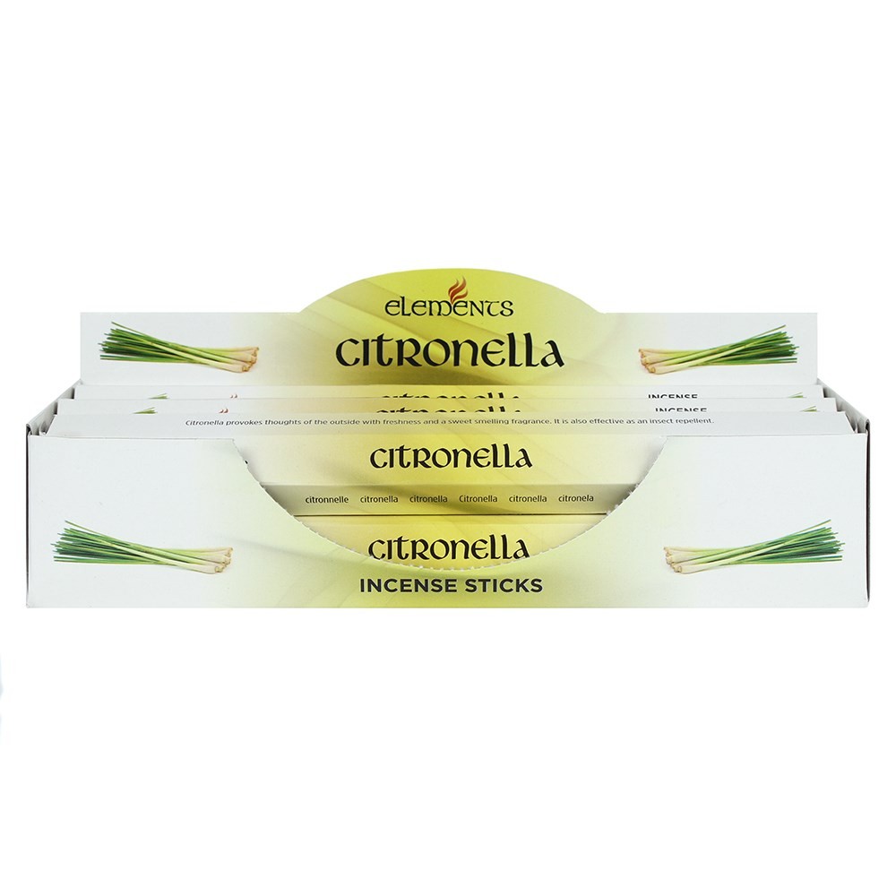 Set of 6 Packets of Elements Citronella Incense Sticks Set of 6 Packets of Elements Citronella Incense Sticks