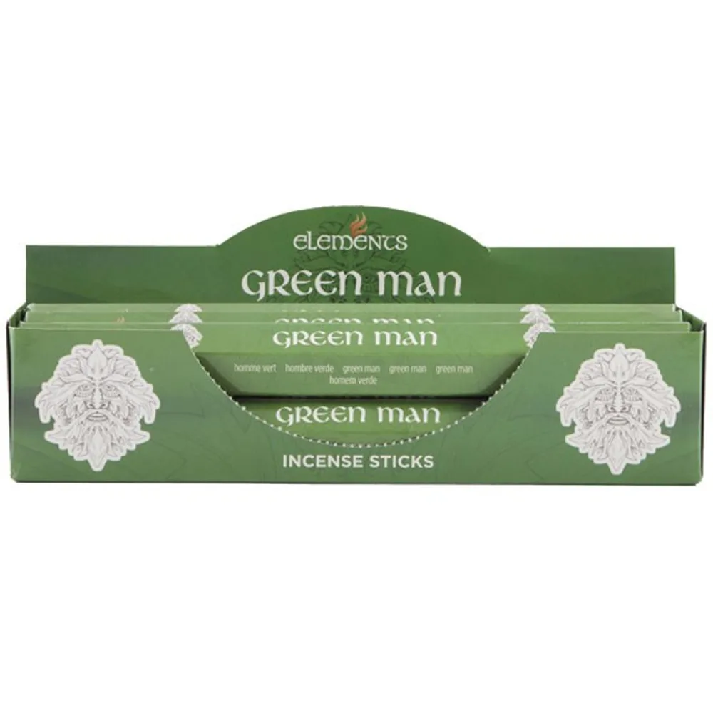 Set of 6 Packets of Elements Green Man Incense Sticks Set of 6 Packets of Elements Green Man Incense Sticks