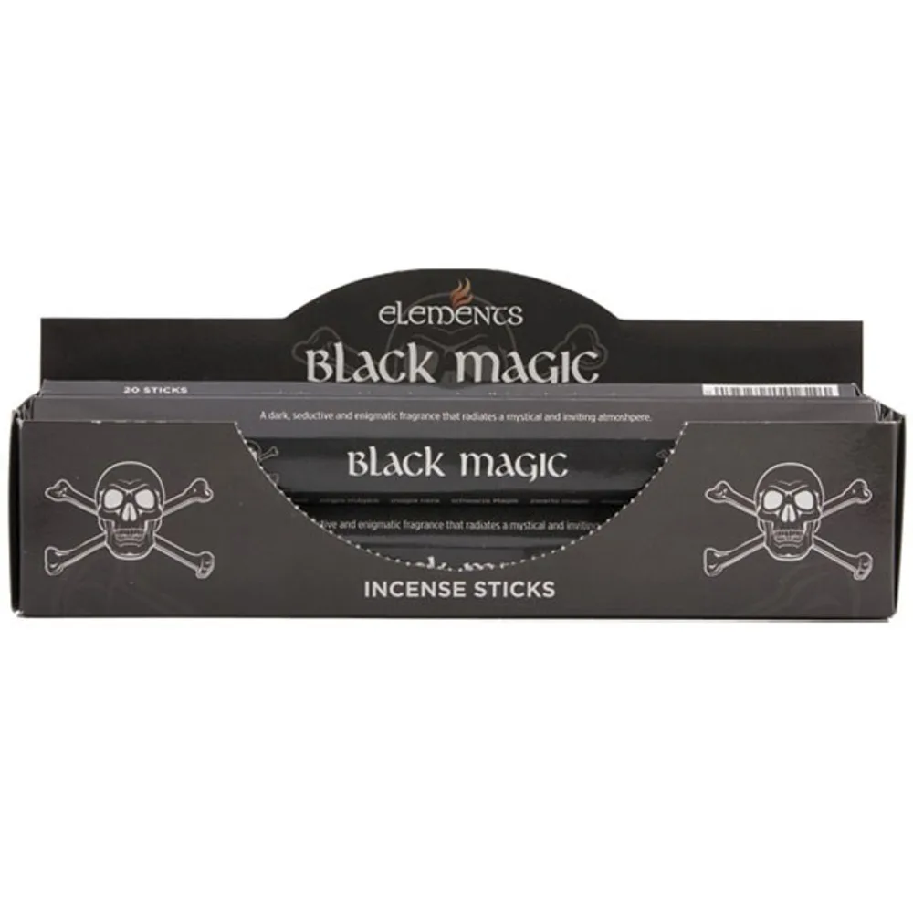Set of 6 Packets of Elements Black Magic Incense Sticks Set of 6 Packets of Elements Black Magic Incense Sticks