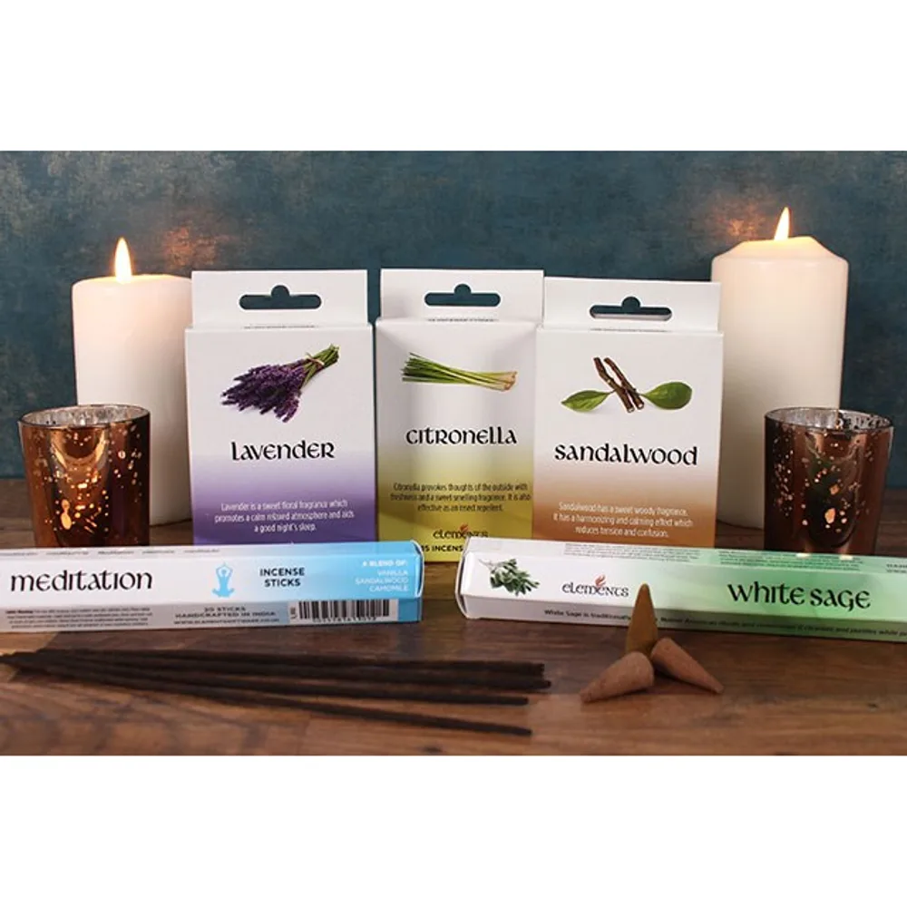 Set of 6 Packets of Elements Meditation Incense Sticks - Image 2