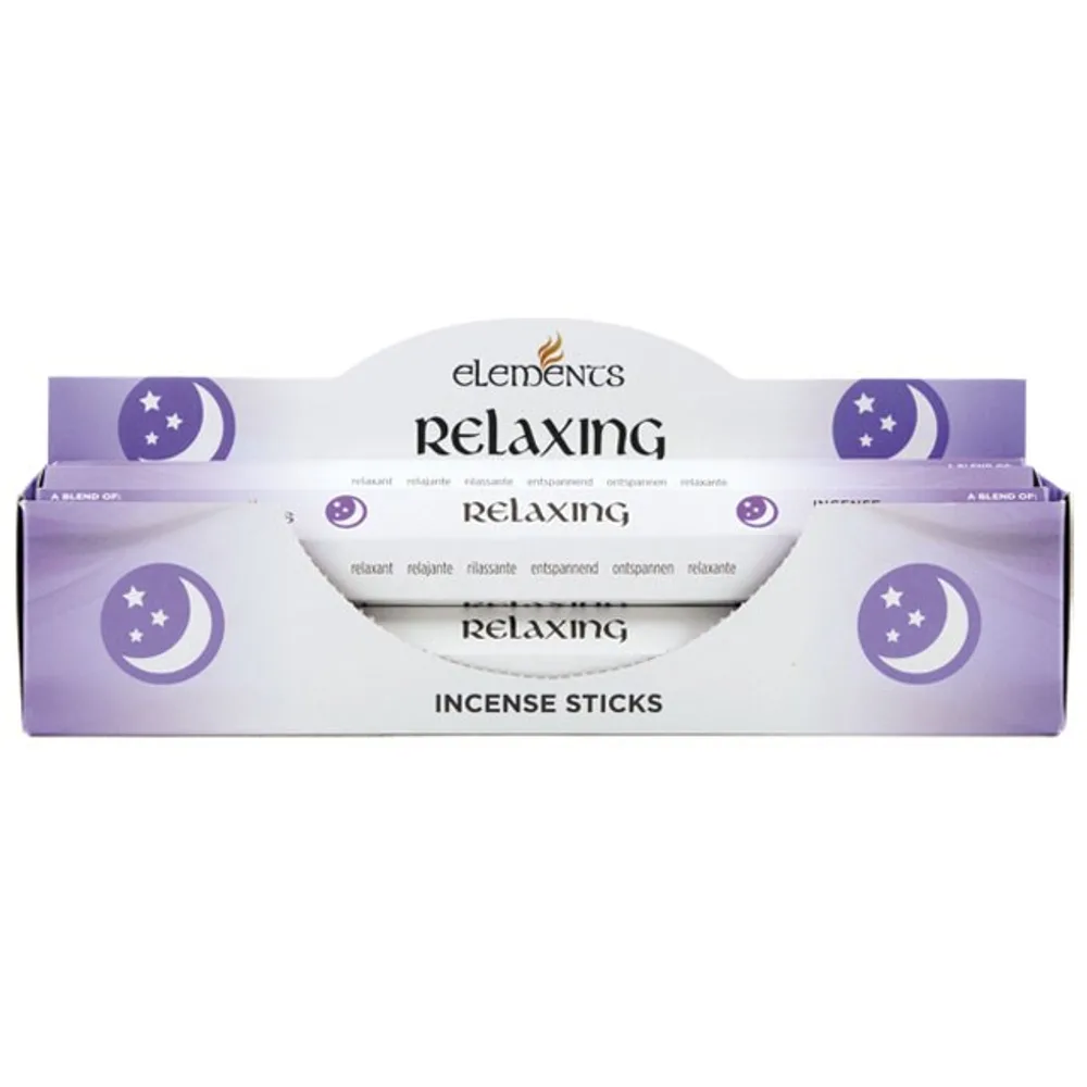 Set of 6 Packets of Elements Relaxing Incense Sticks Set of 6 Packets of Elements Relaxing Incense Sticks
