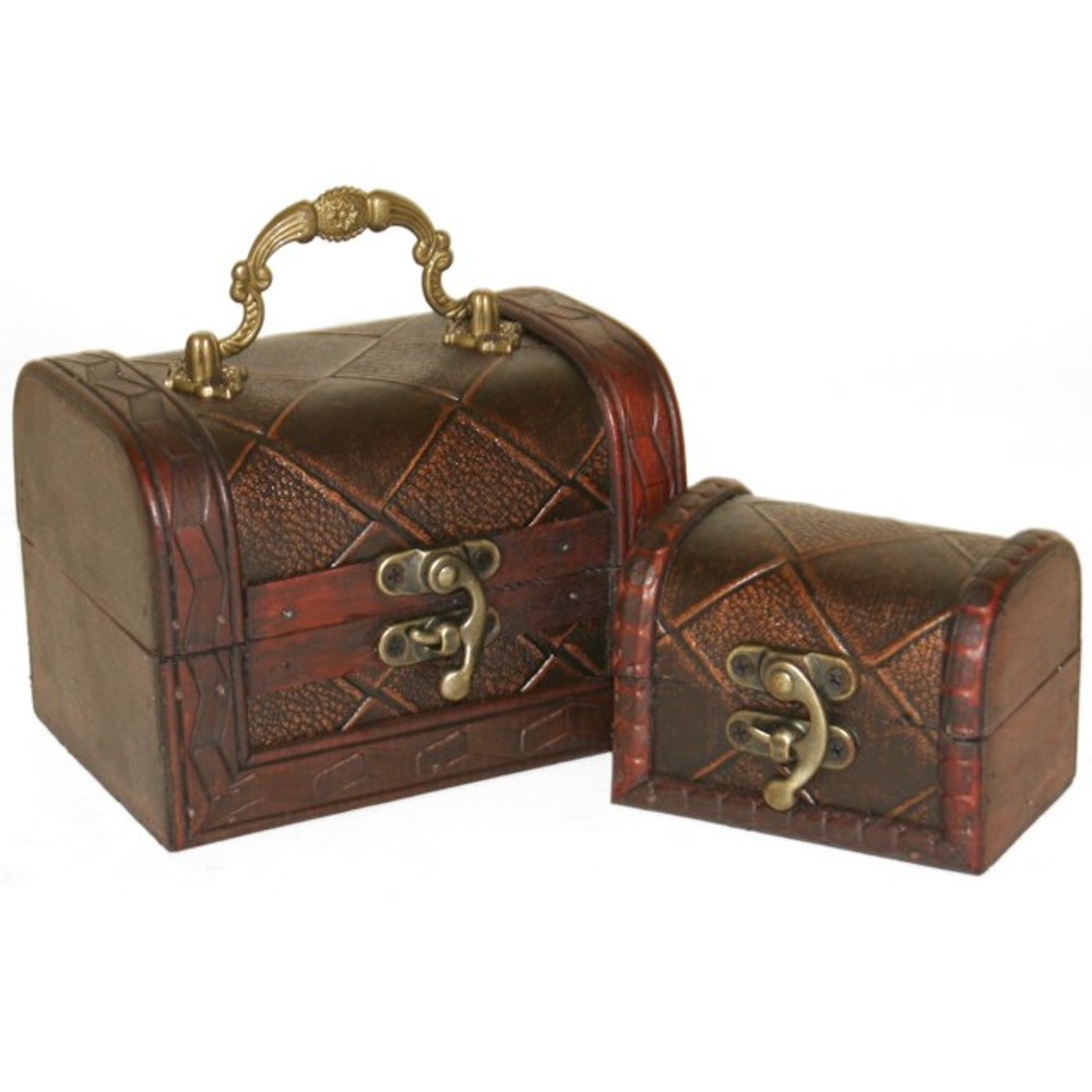 Set of 2 Diamond Chests Set of 2 Diamond Chests