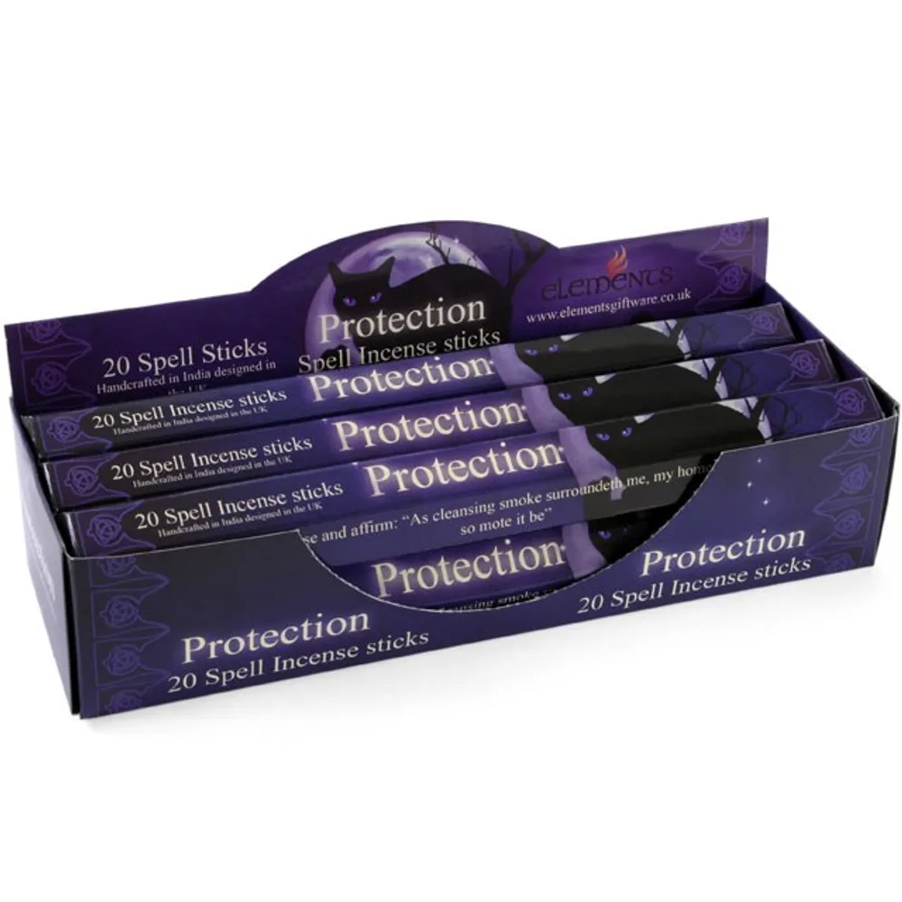Set of 6 Packets of Protection Spell Incense Sticks by Lisa Parker Set of 6 Packets of Protection Spell Incense Sticks by Lisa Parker