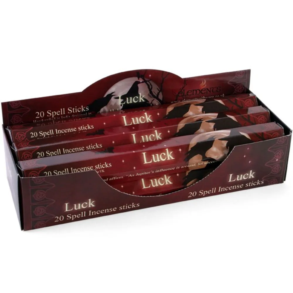 Set of 6 Packets of Luck Spell Incense Sticks by Lisa Parker Set of 6 Packets of Luck Spell Incense Sticks by Lisa Parker