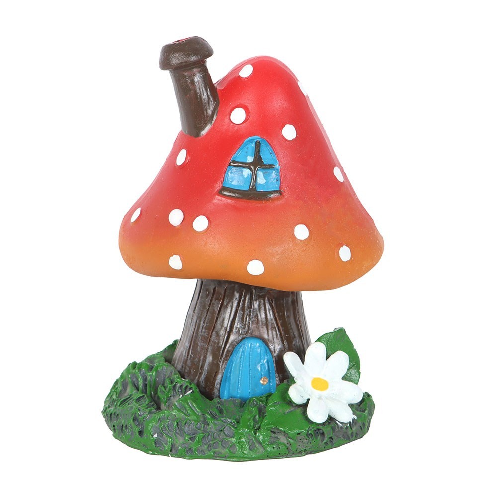 Red Smoking Toadstool Incense Cone Holder Red Smoking Toadstool Incense Cone Holder