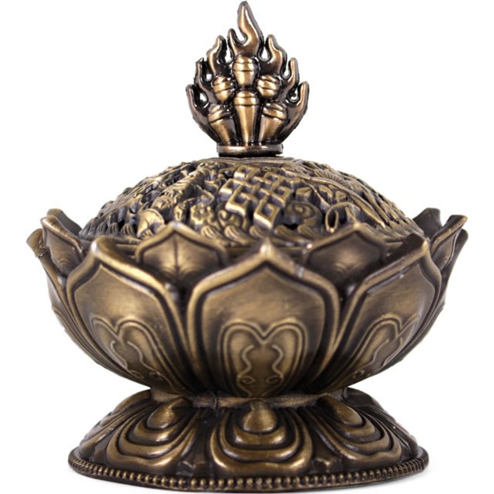 Metal Lotus Incense Cone Holder Metal Lotus Incense Cone Holder