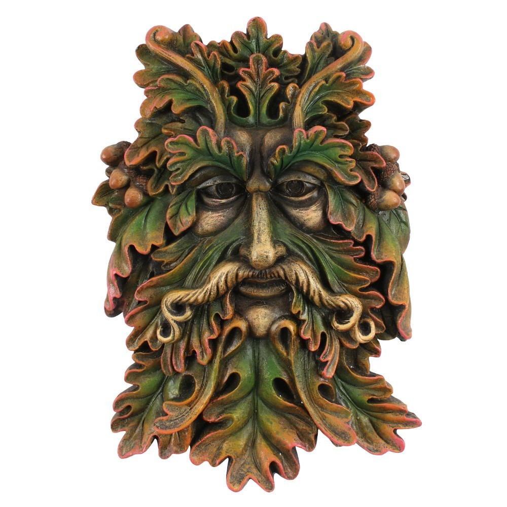 Green Man Face Plaque Green Man Face Plaque