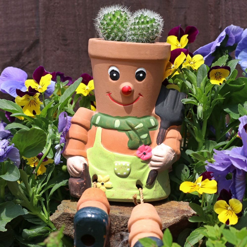 Terracotta Pot Man Planter Terracotta Pot Man Planter