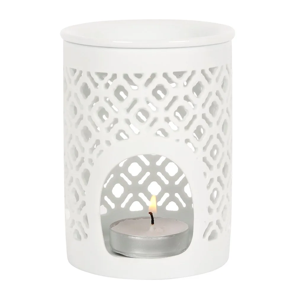 Matte Lattice Cut Oil Burner - Image 2