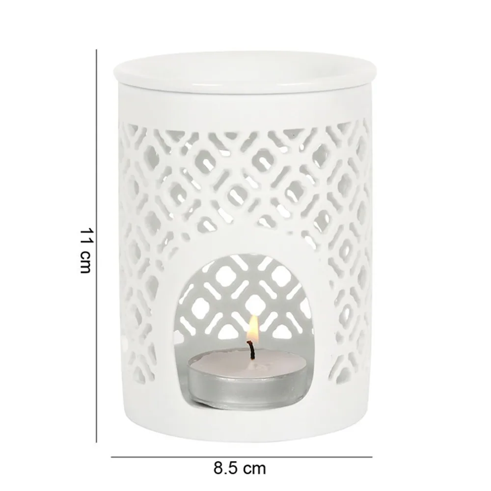Matte Lattice Cut Oil Burner - Image 5