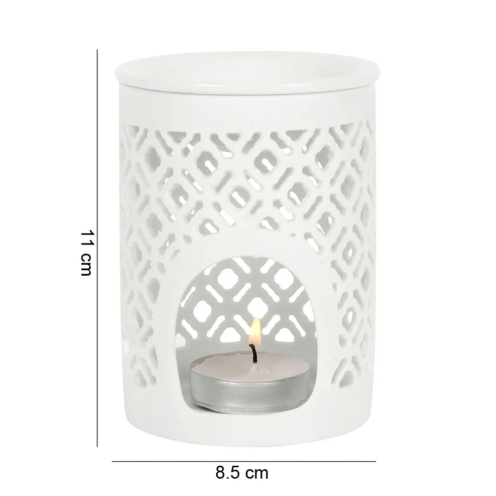 Matte Lattice Cut Oil Burner - Image 6