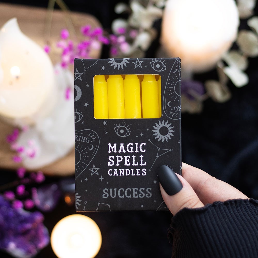 Set of 12 Yellow ‘Success’ Spell Candles Set of 12 Yellow ‘Success’ Spell Candles