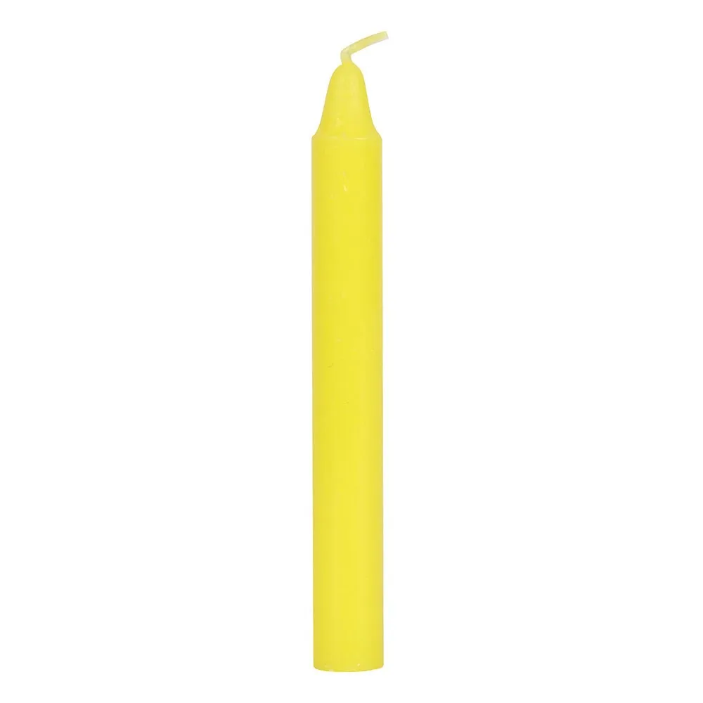 Set of 12 Yellow 'Success' Spell Candles - Image 4