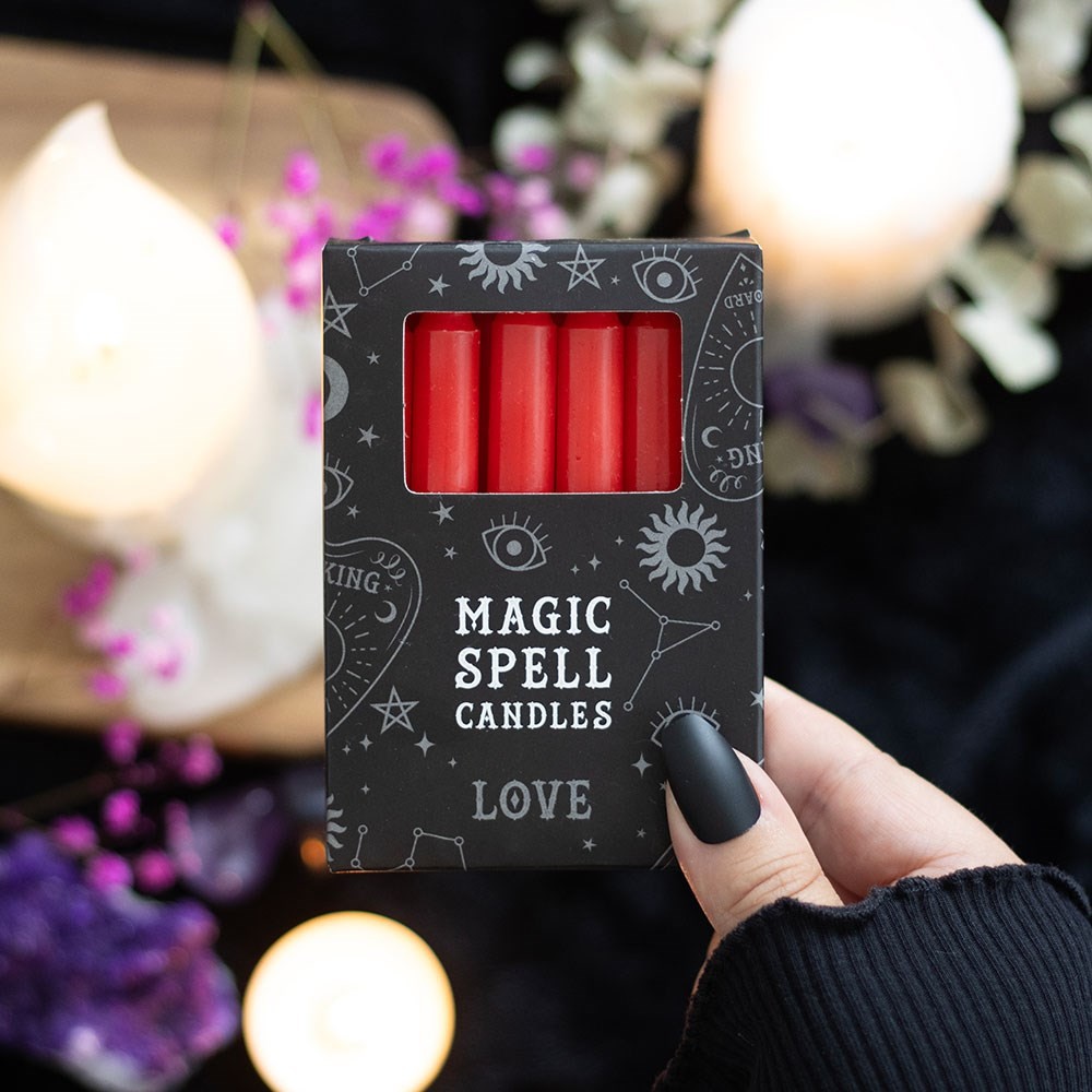 Set of 12 Red ‘Love’ Spell Candles Set of 12 Red ‘Love’ Spell Candles