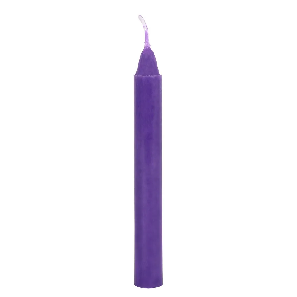 Set of 12 Purple 'Prosperity' Spell Candles - Image 4