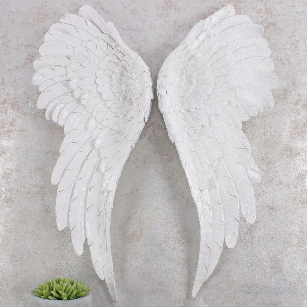 Pair of Large Glitter Angel Wings - Image 3