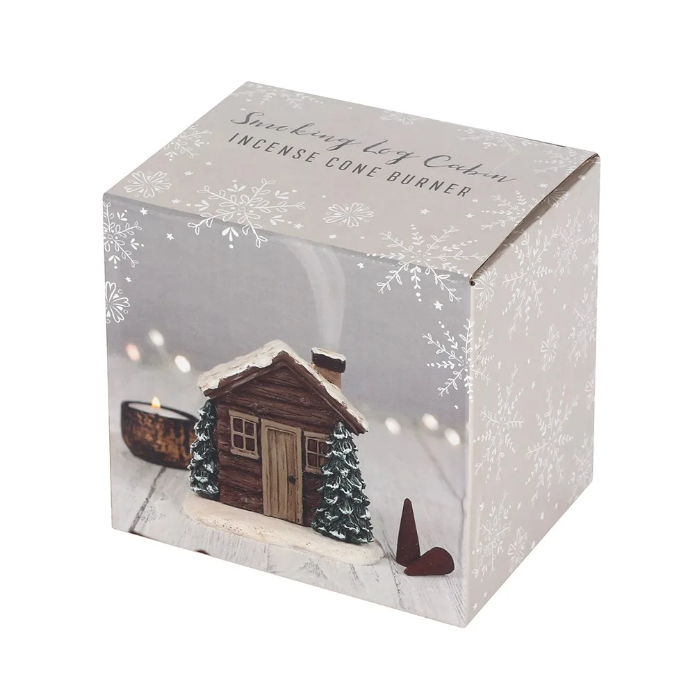 Log Cabin Incense Cone Burner - Image 5