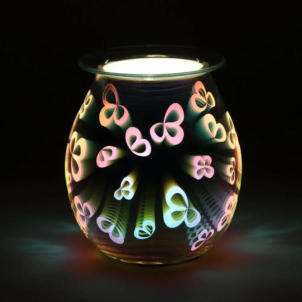 3D Flower Petal Light Up Electric Oil Burner 3D Flower Petal Light Up Electric Oil Burner