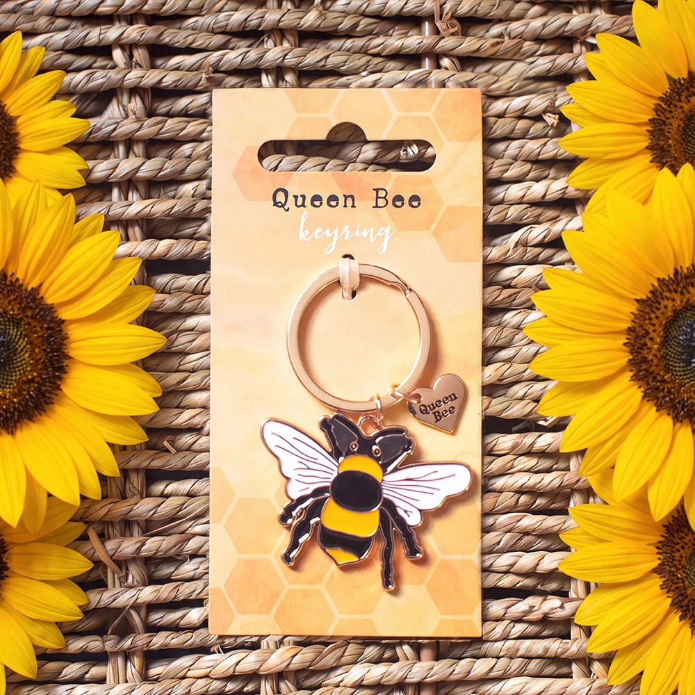 Queen Bee Enamel Keyring Queen Bee Enamel Keyring