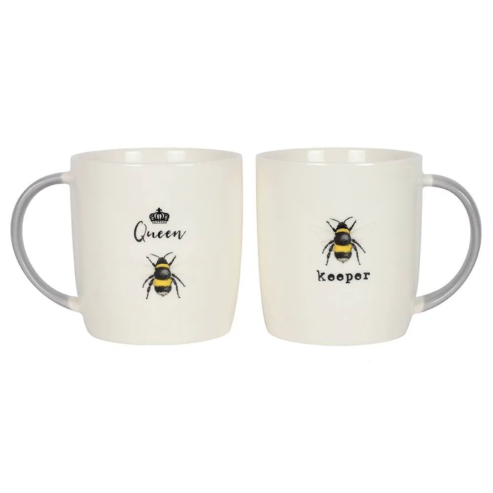 Queen Bee and Bee Keeper Mug Set Queen Bee and Bee Keeper Mug Set