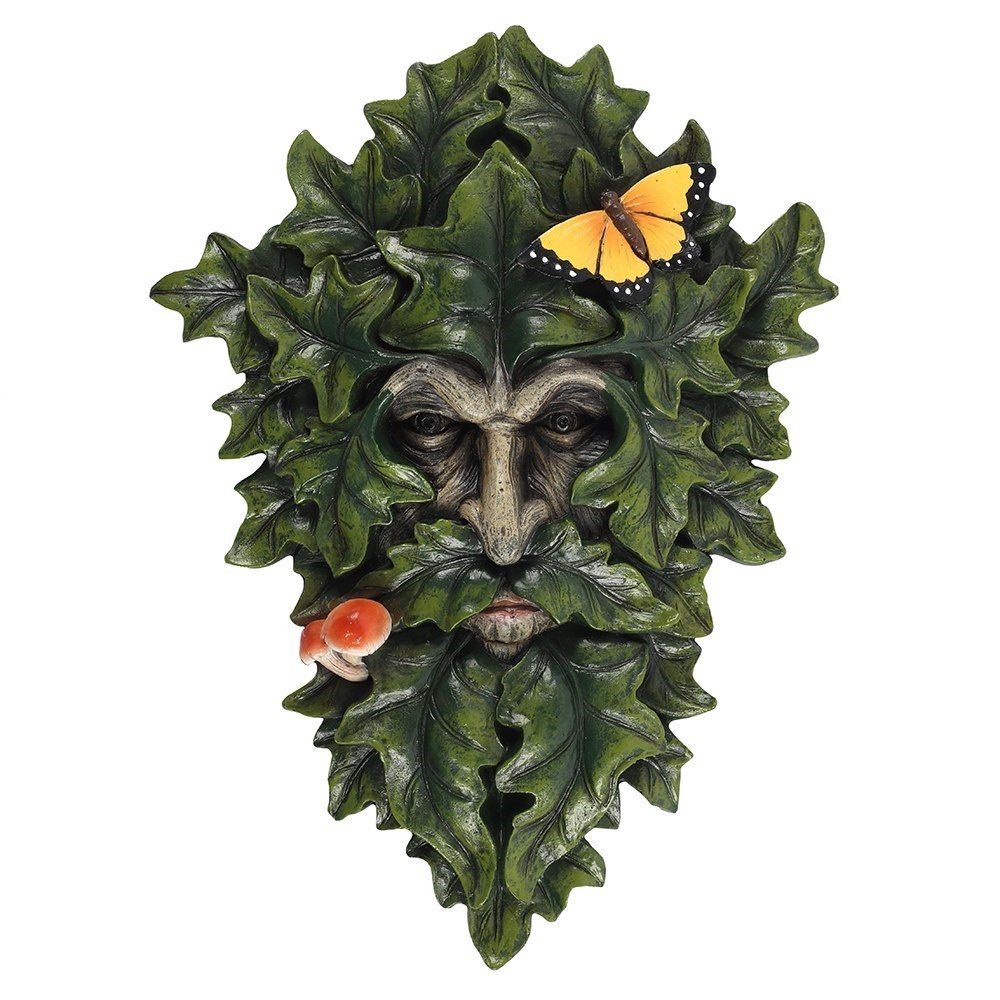 29x21cm Leafy Green Man Wall Plaque 29x21cm Leafy Green Man Wall Plaque