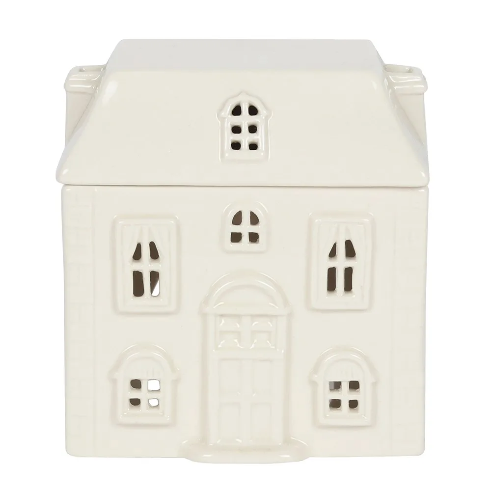 White Ceramic House Oil Burner - Image 3