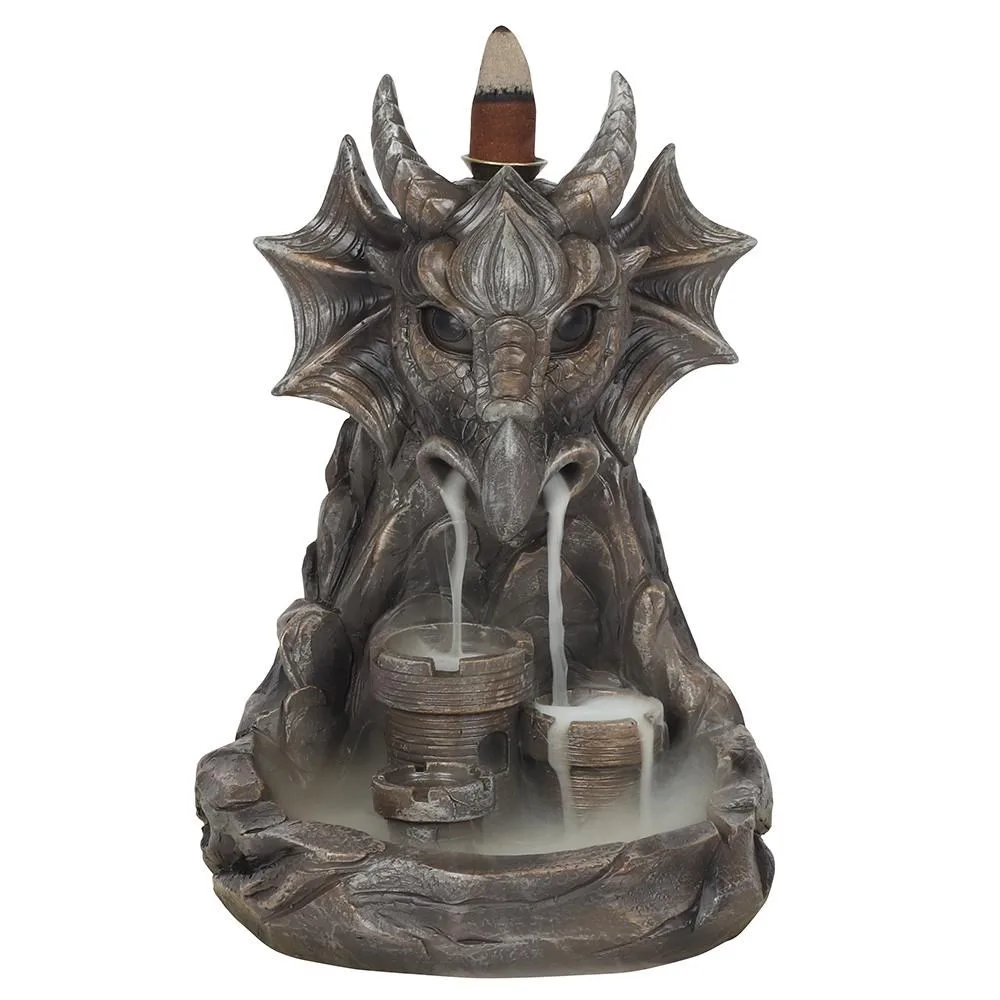 Grey Dragon Backflow Incense Burner Grey Dragon Backflow Incense Burner