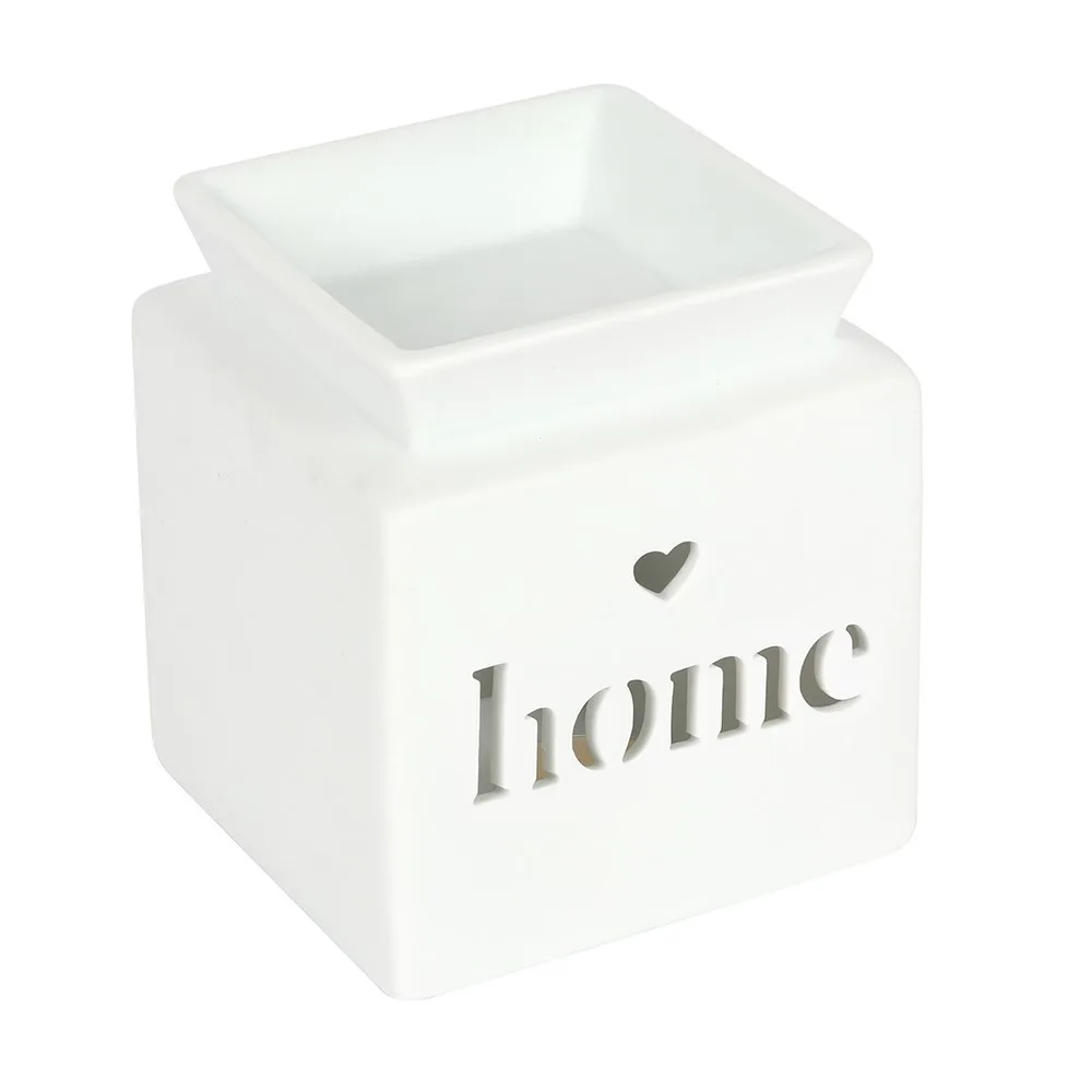 White Home Cut Out Oil Burner, photo 2 of 3