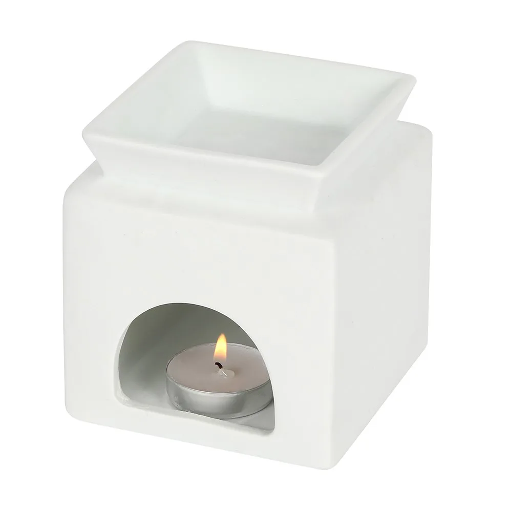 White Home Cut Out Oil Burner, photo 3 of 3