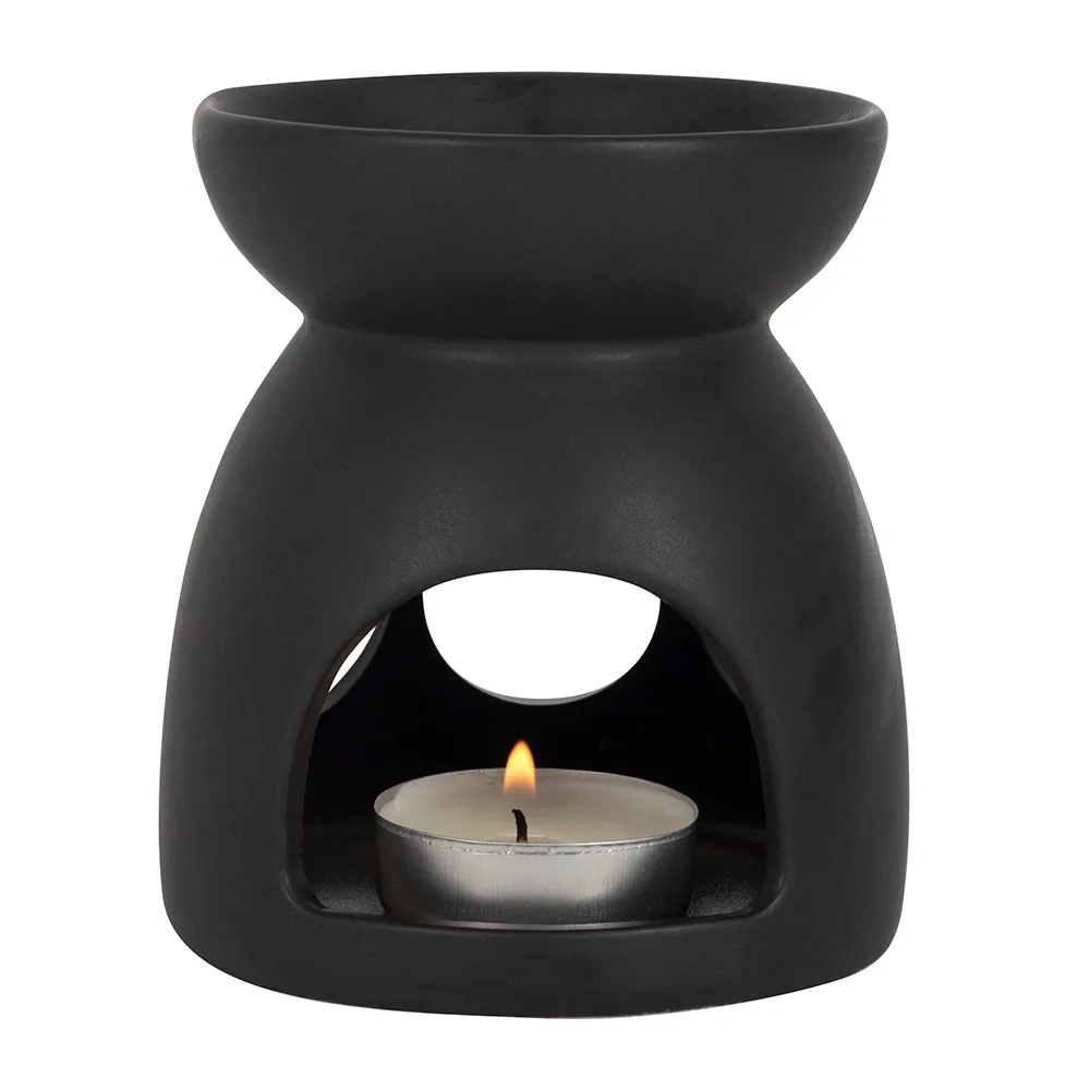 Black Triple Moon Cut Out Oil Burner, photo 3 of 5