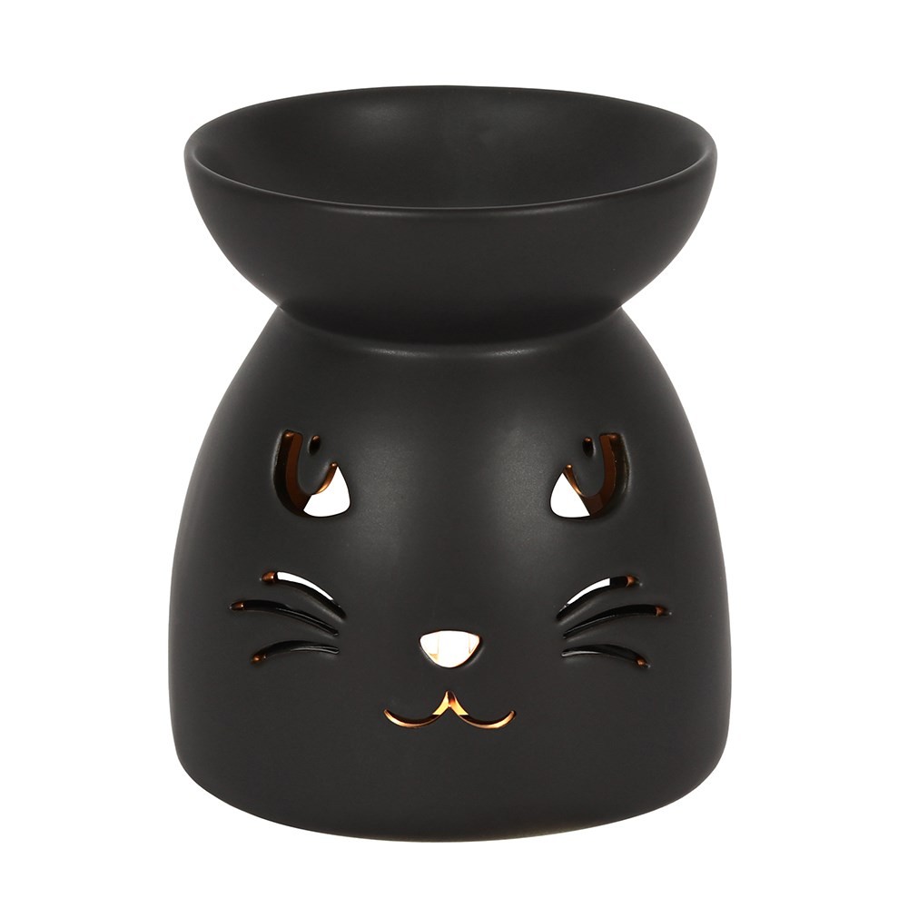 Black Cat Cut Out Oil Burner and Wax Warmer Black Cat Cut Out Oil Burner and Wax Warmer