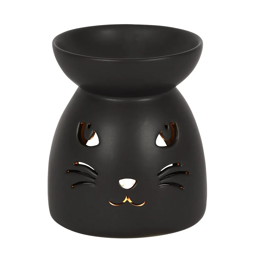 Black Cat Cut Out Oil Burner and Wax Warmer Black Cat Cut Out Oil Burner and Wax Warmer