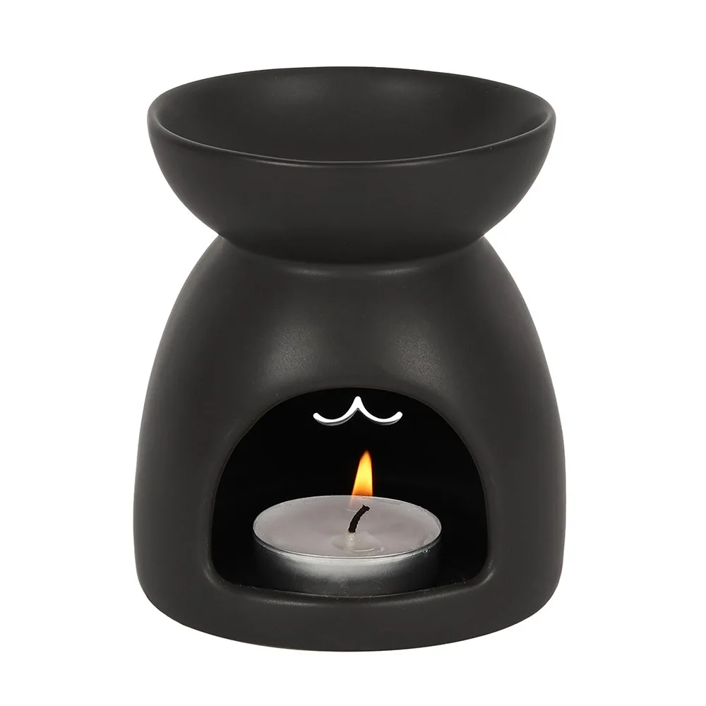 Black Cat Cut Out Oil Burner and Wax Warmer - Image 2