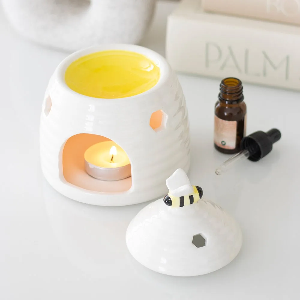 White Beehive Oil Burner - Image 2