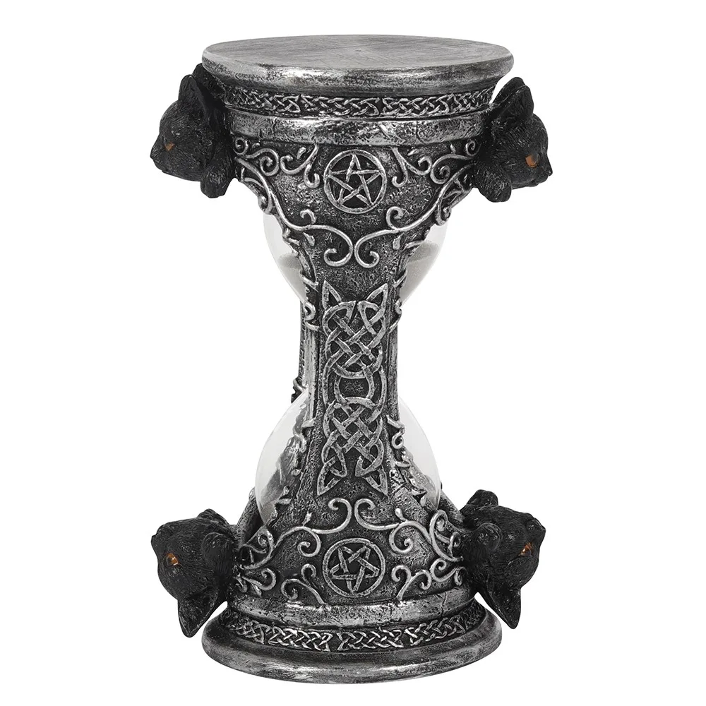 17cm Black Cat Hourglass Timer - Image 2