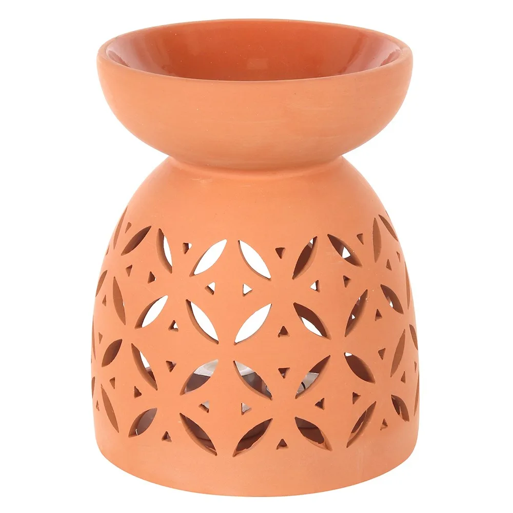 Giant Terracotta Oil Burner and Wax Warmer Giant Terracotta Oil Burner and Wax Warmer